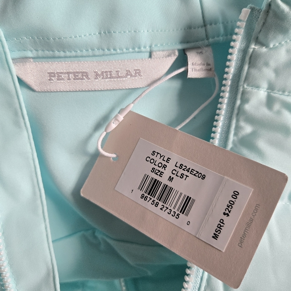 New Peter Millar Women's Celeste Hooded Merge Jacket Medium NWT - Picture 10 of 10